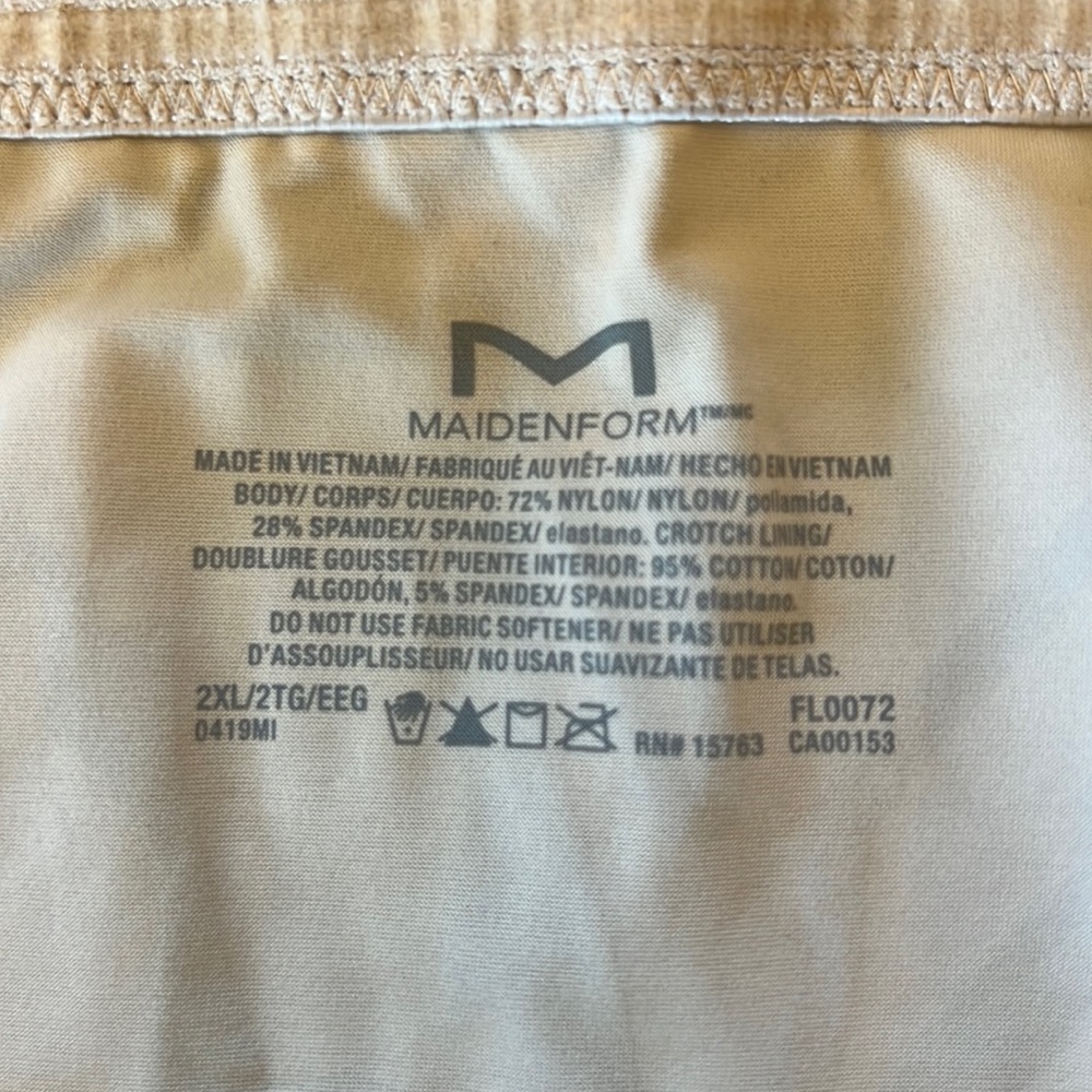 Maidenform undergarment waist trimmer 2XL